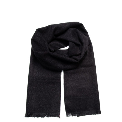 Шарф мужской двусторонний кашемир черно-серый DENIS 906-640