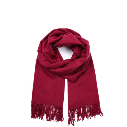 Палантин жіночий однотонний кашемір бордовий EDWARD 210-203