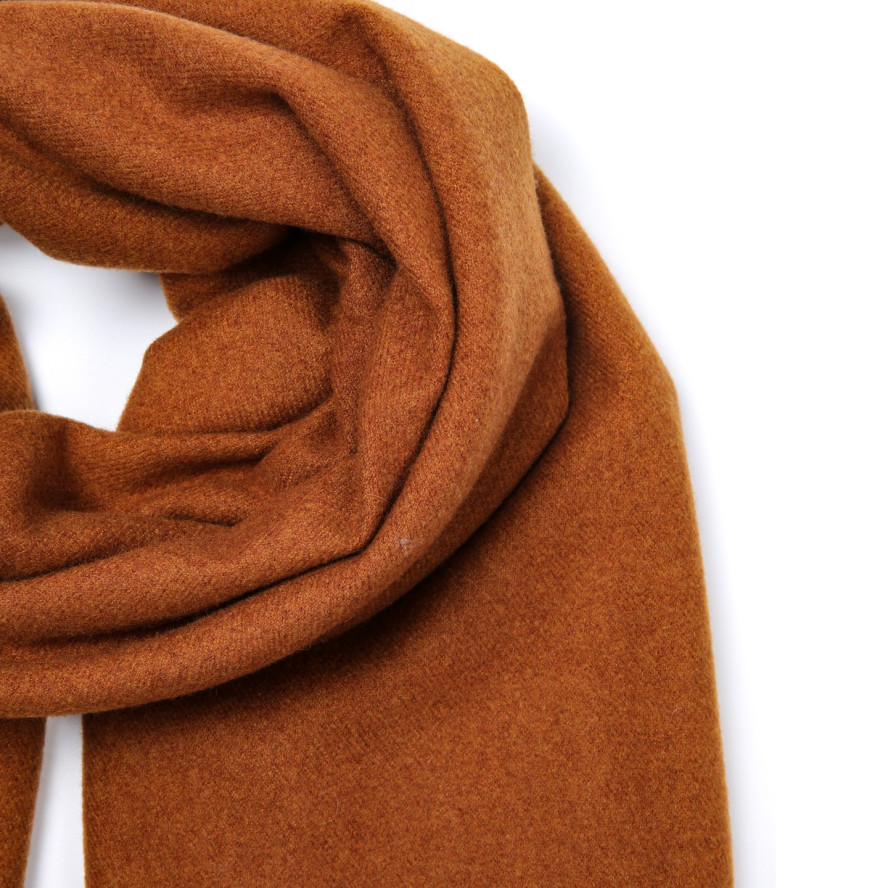 Палантин жіночий однотонний кашемір помаранчевий EDWARD 210-227, фото 2