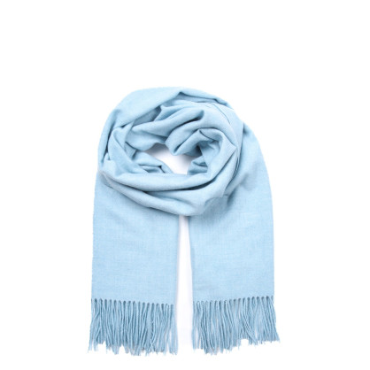 Палантин жіночий однотонний кашемір блакитний EDWARD 210-265 Палантин жіночий однотонний кашемір блакитний EDWARD 210-265