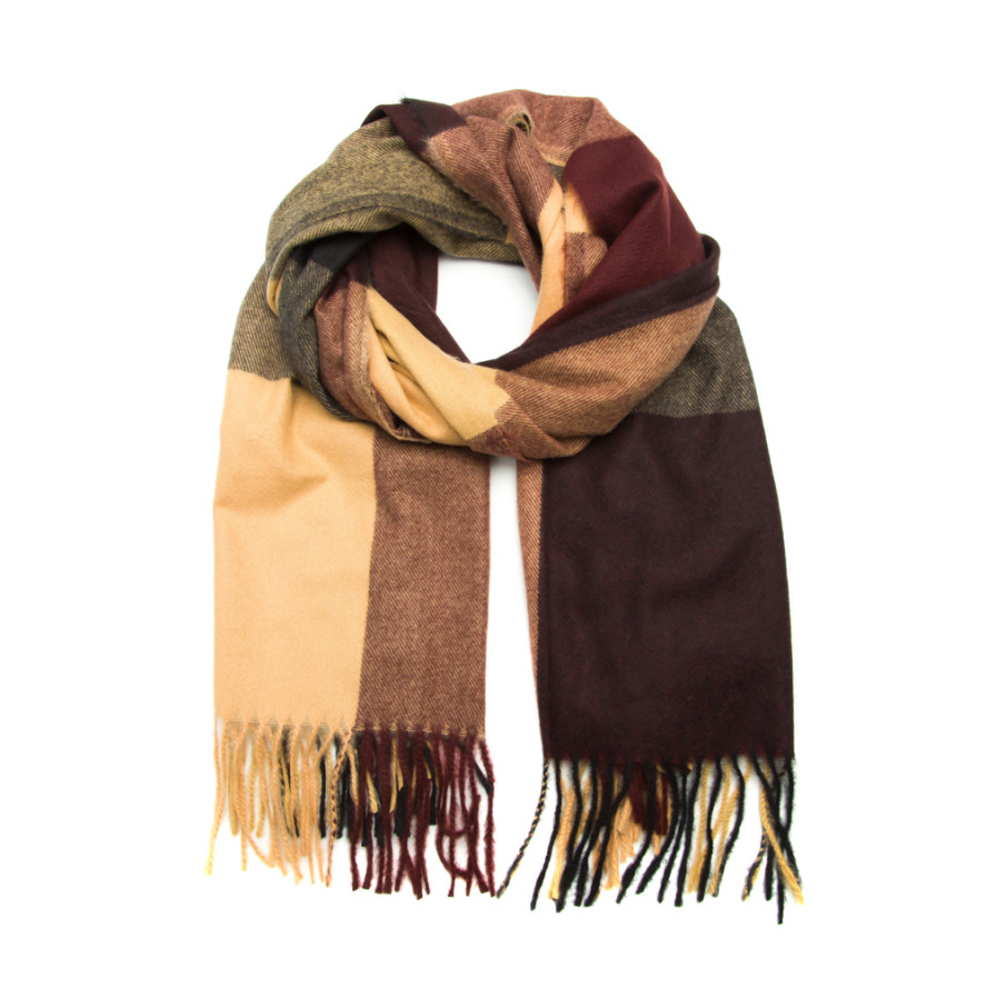 Палантин жіночий клітка вовна JACKSON 641-014, фото 1