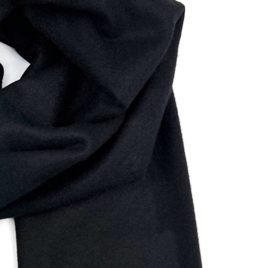 Палантин мужской однотонный кашемир черный EDWARD 676-276, фото 2