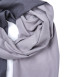Палантин жіночий двосторонній кашемір сірий AIDEN 945-907, фото 2