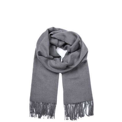 Палантин чоловічий однотонний кашемір сірий IDANA 945-969 Палантин чоловічий однотонний кашемір сірий IDANA 945-969