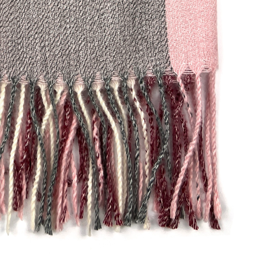 Палантин жіночий клітинка кашемір ADAIR 019-393, фото 3