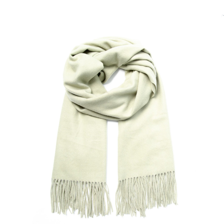 Палантин жіночий однотонний кашемір зелений ELROY 258-754, фото 1