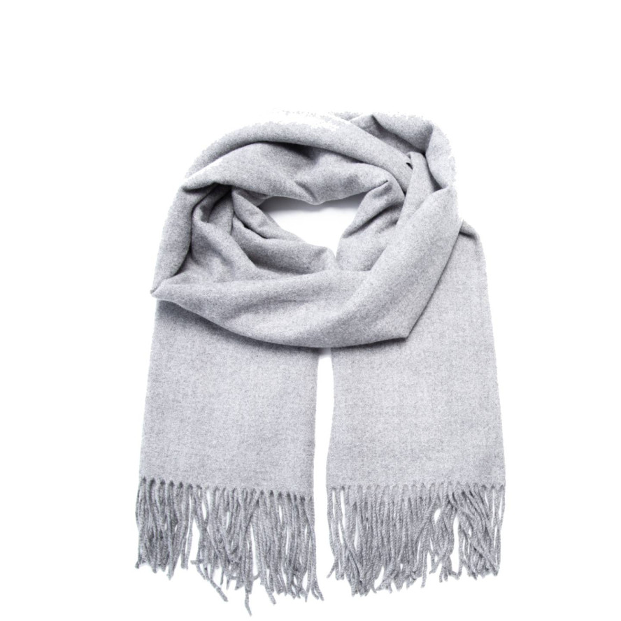 Палантин женский однотонный кашемир серый ELROY 258-815, фото 1