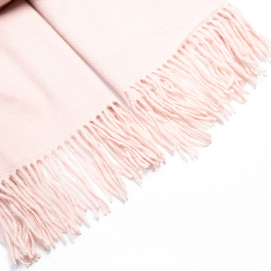 Палантин женский однотонный кашемир розовый ELROY 258-839, фото 2