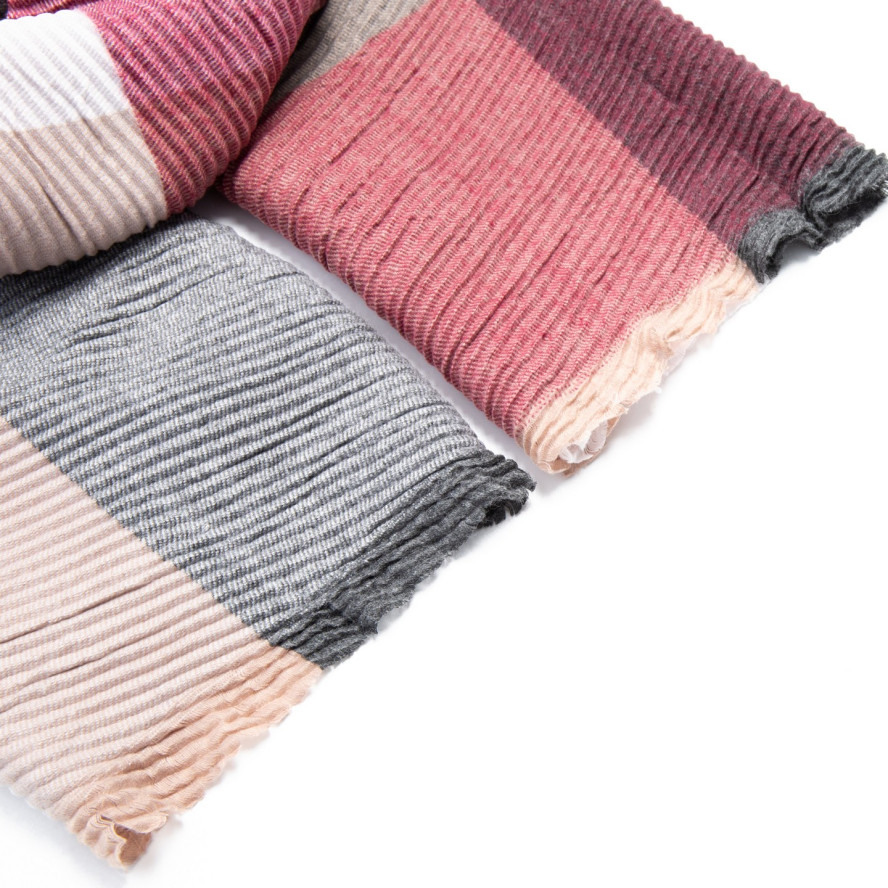 Палантин жіночий клітинка кашемір JULES 263-529, фото 2