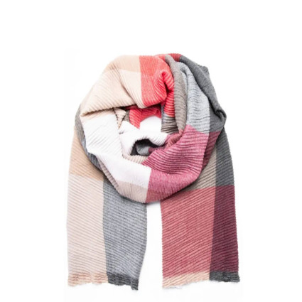 Палантин жіночий клітинка кашемір JULES 263-529