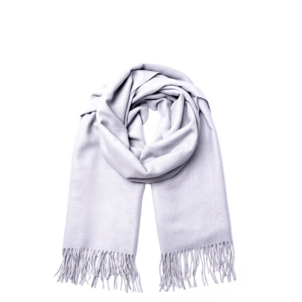 Палантин жіночий однотонний кашемір сірий HOWARD 330-610