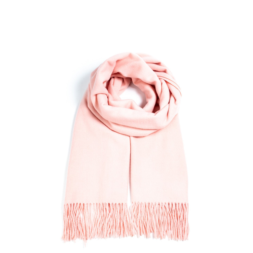 Палантин жіночий однотонний кашемір рожевий ELROY 331-730, фото 1
