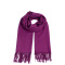 Палантин мужской однотонный кашемир фиолетовый IDANA 554-580