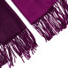 Палантин жіночий двосторонній кашемір фіолетовий AIDEN 555-075, фото 2