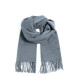 Палантин чоловічий двосторонній кашемір сірий АРЕС 555-112, фото 1