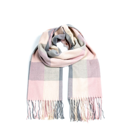 Палантин жіночий клітинка кашемір АЛІ 555-266 Палантин жіночий клітинка кашемір АЛІ 555-266