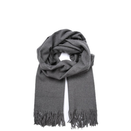 Палантин жіночий однотонний кашемір сірий EDWARD 555-495 Палантин жіночий однотонний кашемір сірий EDWARD 555-495