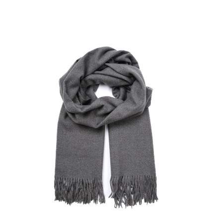 Палантин жіночий однотонний кашемір сірий EDWARD 555-495 Палантин жіночий однотонний кашемір сірий EDWARD 555-495