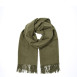 Палантин жіночий однотонний кашемір хакі EDWARD 555-518, фото 1