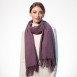 Палантин жіночий однотонний кашемір фіолетовий EDWARD 555-532, фото 4