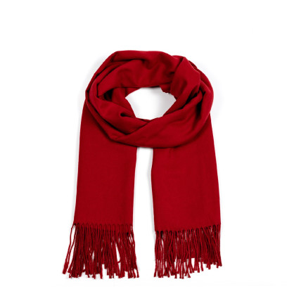 Палантин жіночий однотонний кашемір червоний IDANA 560-314 Палантин жіночий однотонний кашемір червоний IDANA 560-314