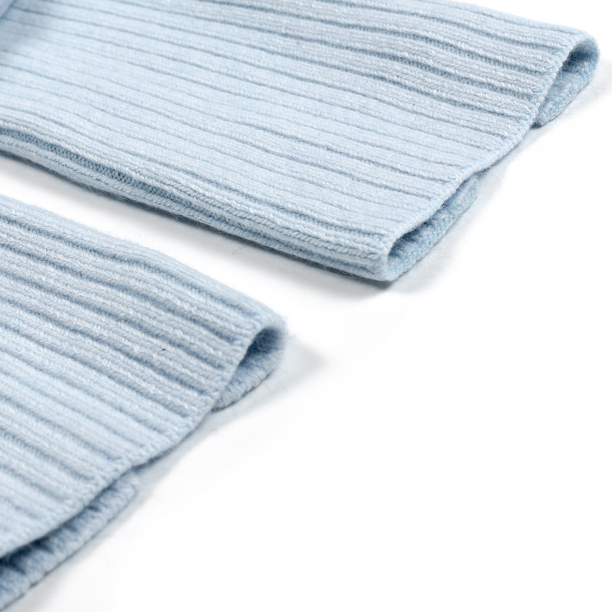 Шарф жіночий однотонний вовна блакитний ТЕОДОР 581-654, фото 2