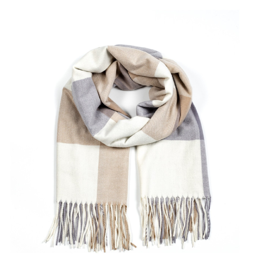 Палантин женский клетка шерсть JACKSON 585-058, фото 1