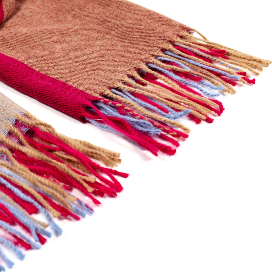 Палантин чоловічий клітка вовна JACKSON 585-072, фото 2