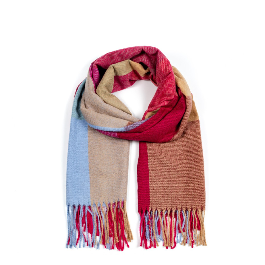 Палантин чоловічий клітка вовна JACKSON 585-072, фото 1