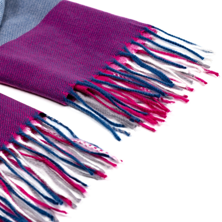 Палантин жіночий клітка вовна JACKSON 585-089, фото 2