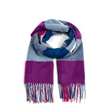 Палантин жіночий клітка вовна JACKSON 585-089 Палантин жіночий клітка вовна JACKSON 585-089