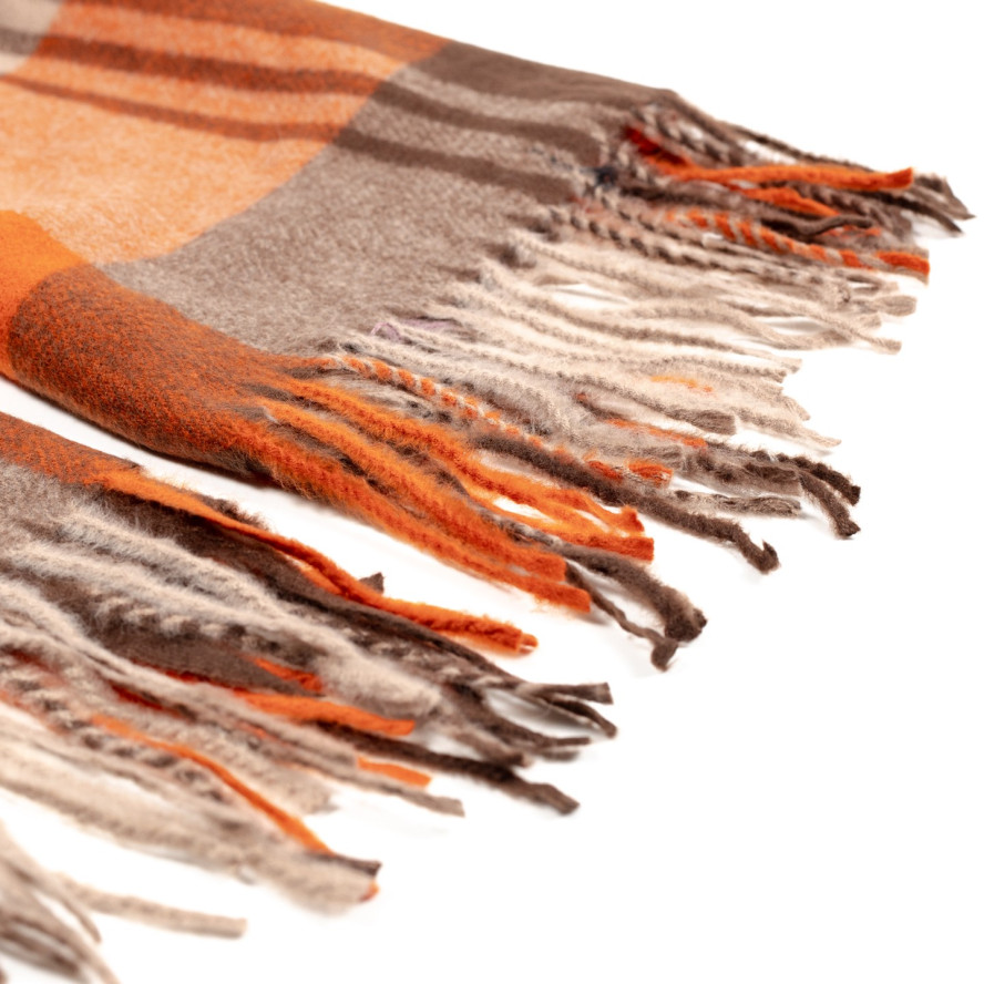 Палантин мужской клетка кашемир АЗАР 592-018, фото 2