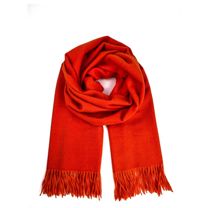 Палантин жіночий однотонний кашемір помаранчевий HOWARD 594-173 Палантин жіночий однотонний кашемір помаранчевий HOWARD 594-173