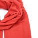 Палантин жіночий однотонний кашемір помаранчевий HOWARD 594-180, фото 2