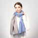Палантин жіночий двосторонній кашемір сіро-блакитний АРЕС 599-444, фото 3