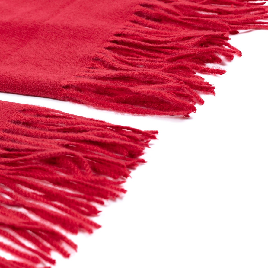 Палантин мужской однотонный кашемир бордовый HOWARD 599-987, фото 2