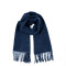 Палантин жіночий двосторонній кашемір синій ENOCH 608-504