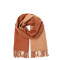 Палантин жіночий двосторонній кашемір коричневий АРЕС 871-564