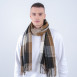 Палантин мужской клетка шерсть ГОДАРД 930-025, фото 3