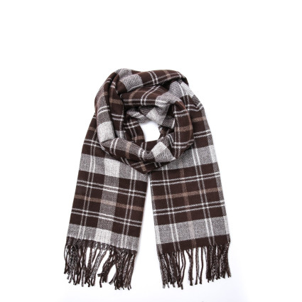 Палантин жіночий клітинка кашемір ТАНО 952-508