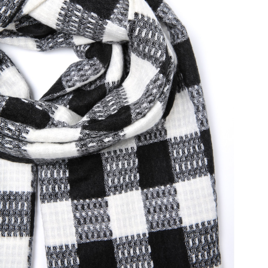 Палантин мужской клетка кашемир ТРАКС 952-522, фото 2