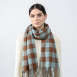 Палантин жіночий клітинка кашемір ТРАКС 952-539, фото 3