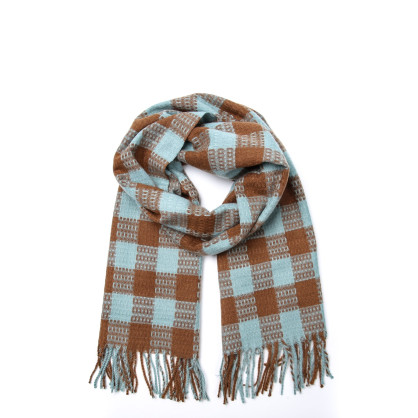 Палантин чоловічий клітинка кашемір ТРАКС 952-539 Палантин чоловічий клітинка кашемір ТРАКС 952-539