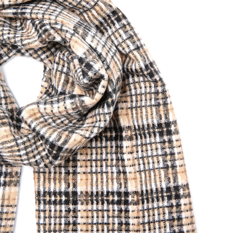 Палантин чоловічий клітинка кашемір УЛЬФ 952-560, фото 2