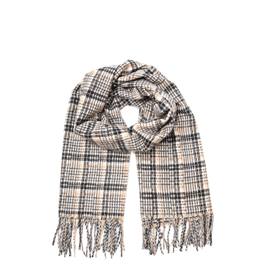 Палантин чоловічий клітинка кашемір УЛЬФ 952-560, фото 1