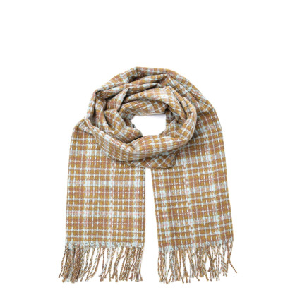 Палантин жіночий клітинка кашемір УЛЬФ 952-577 Палантин жіночий клітинка кашемір УЛЬФ 952-577