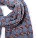 Палантин чоловічий клітинка кашемір ПОНГО 952-621, фото 2