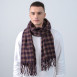 Палантин чоловічий клітинка кашемір ПОНГО 952-645, фото 3
