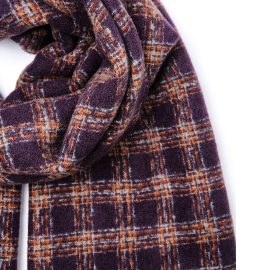 Палантин чоловічий клітинка кашемір ПОНГО 952-645, фото 2