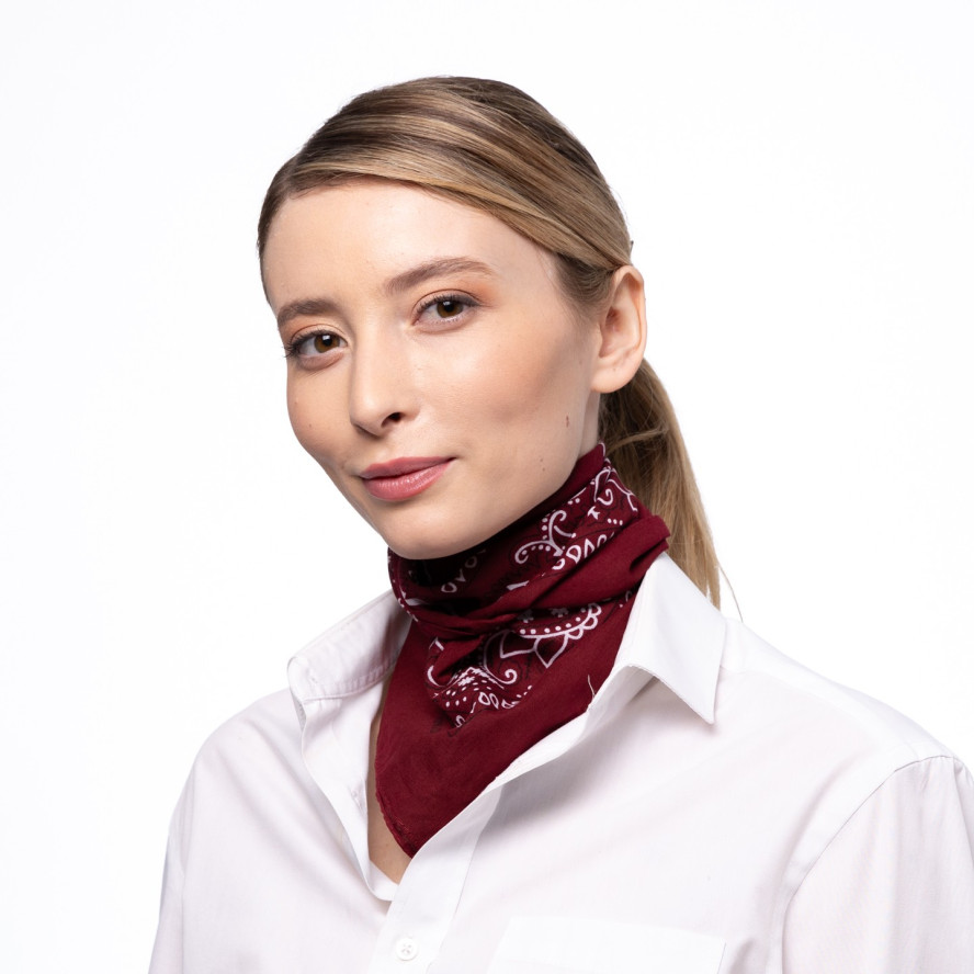 Хустка-бандана жіноча з принтом бавовна різнокольорова DIANA 932-129, фото 4